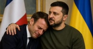 «Ну не Брижит же плакаться»: Макрон пожаловался Зеленскому на тяжелый разговор с Трампом