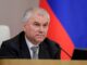 Володин обвинил Запад и Киев в атаке на автобус с детьми из Белоруссии