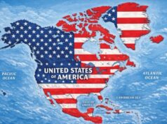 Трамп опубликовал карту с «расширенной» территорией США Трамп опубликовал карту с «расширенной» территорией США