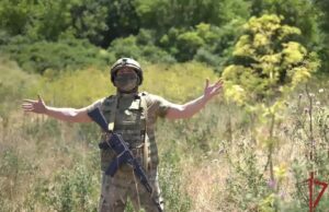 В ДНР росгвардеец записал клип на свою авторскую песню